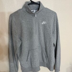 Nike Zip-Up Gray Sweater